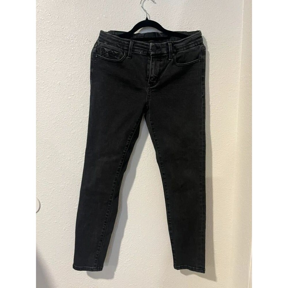 Buckle Black Ankle Skinny Jeans Size 26